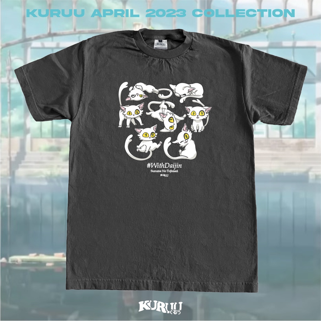 Jual Baju Kaos Anime Kuruu With Daijin Cat Tee Shopee Indonesia