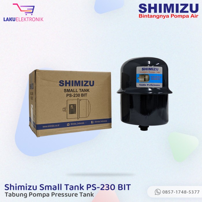 Jual Tabung Tangki Pompa Automatic Pressure Small Tank Shimizu PS-230 ...