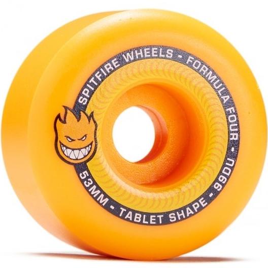 Jual Spitfire F4 Tablet Shape Orange 53mm 99d Skateboard Wheels