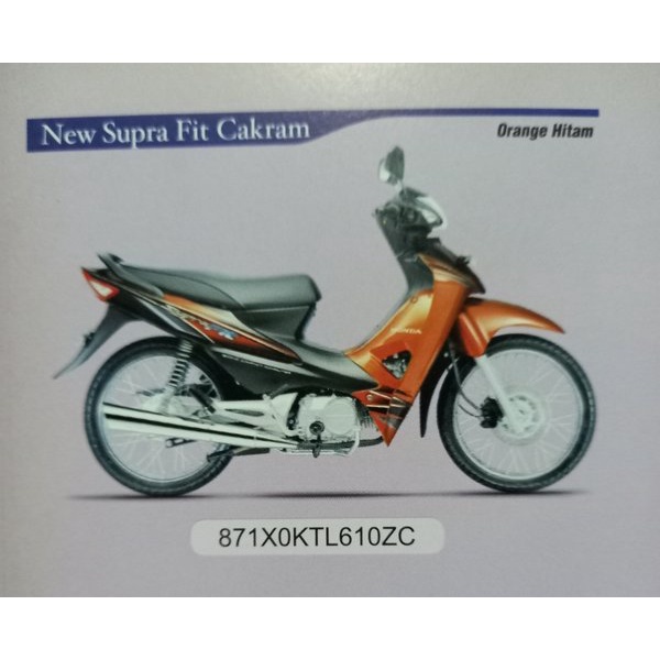 Jual Stripping Atau Sticker Full Body Utk Mtr Suprafit New Cakram X Ktl Zc Barang Langka