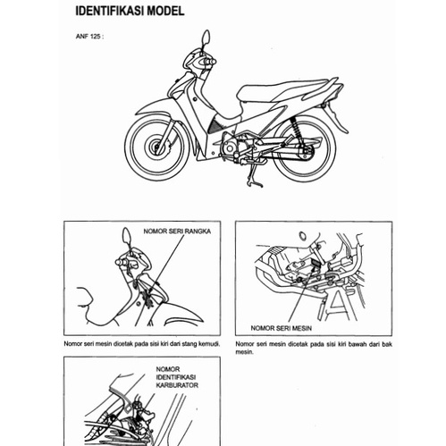 Jual Diskon Spesial Bpr Motor Honda Buku Pedoman Reparasi Honda Supra X Terbaru