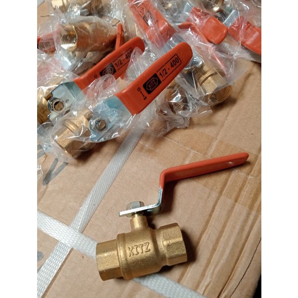 Jual Ball Valve Kuningan 1 2 Stop Kran KITZ Shopee Indonesia