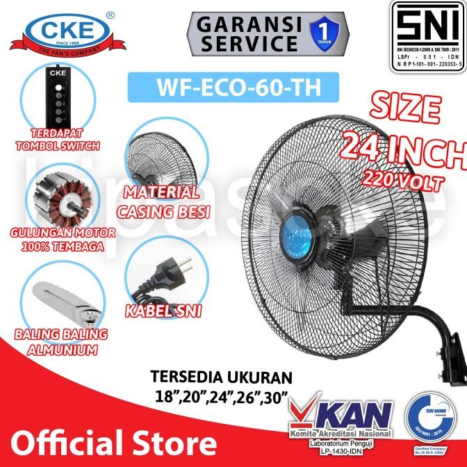 Jual Wall Fan Cke Wf Eco 60 Th 24 Inch Kipas Angin Dinding Tembok Rumah Ok Shopee Indonesia 6800