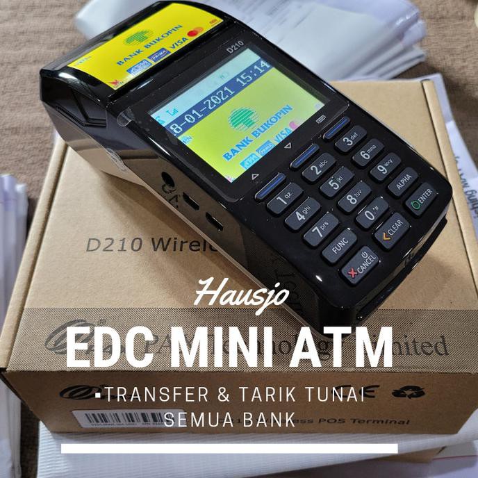 Jual Hausjo EDC Mini ATM Bukopin Transfer & Tarik Semua ATM | Shopee ...