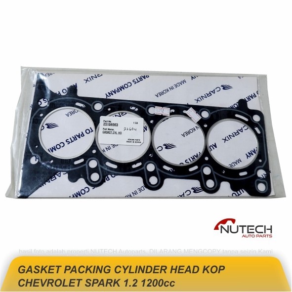 Jual Gasket Packing Cylinder Head Kop Chevrolet Spark 1.2 1200Cc Asbes ...