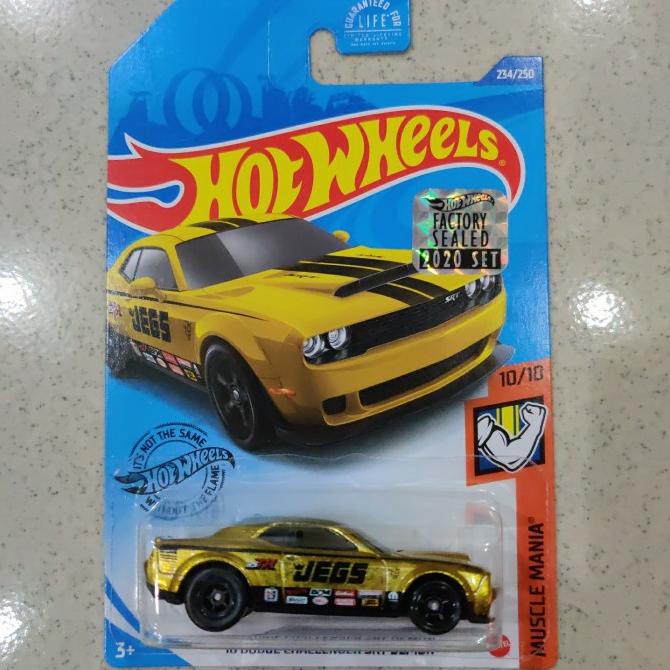 Jual Hotwheels Super Treasure Hunt 18 Dodge Challenger Srt Demon Gold