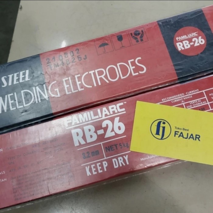 Jual Kawat Las Rb 26 3,2 Mm Mili Welding Elektroda Listrik Kobe Steel 5 ...