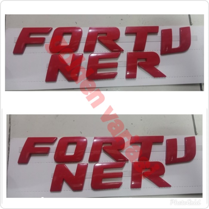 Jual Emblem Fortuner/logo Fortuner/Logo kap Mesin Fortuner terpercaya ...