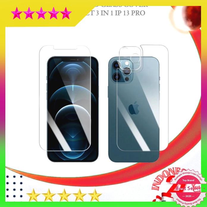 Jual Tempered Glass 3 In 1 Iphone 13 Pro Fullset Kualitas Bagus Gratis
