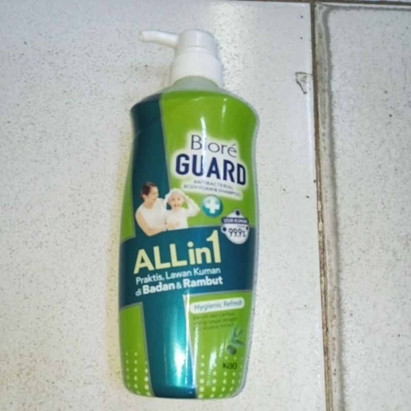 Jual Biore guard body foam All in 1 btl 550 | Shopee Indonesia