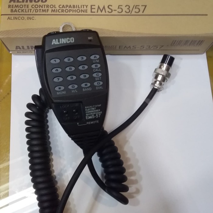 Jual Mic/Hand Mic Radio Rig Alinco Dr 135/435 Type Ems 57 | Shopee ...