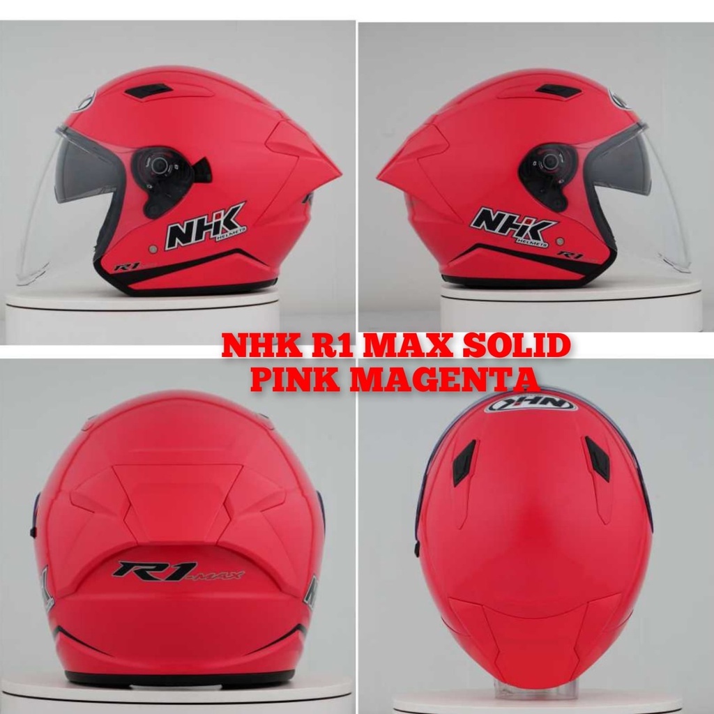 Jual BARU! HELM / NHK / HELM NHK R1 / HELM NHK R1 MAX SOLID PINK ...