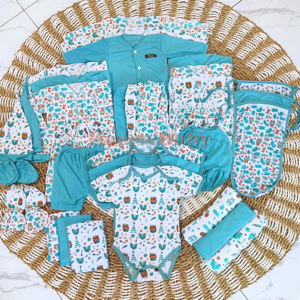 Jual 39 Pcs Paket Lahiran Lengkap Baju Bayi Celana Bayi Baru Lahir