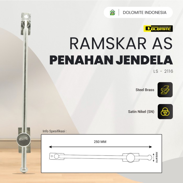 Jual LAMSKAR RAMSKAR KUNCI CANTOLAN PENGAIT PINTU JENDELA MURAH 2116 ...