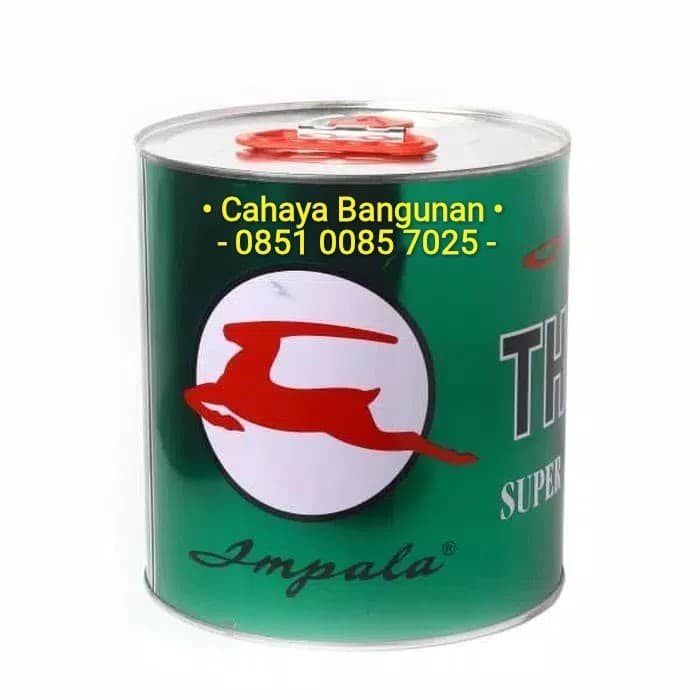 Jual Pengencer Cat Thinner Thiner Impala Galon Hijau 5 Lt Ltr Kuda ...