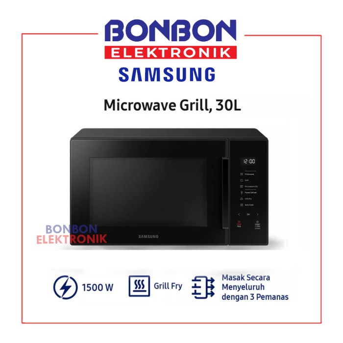 Jual Samsung Microwave Oven Grill MG30T5068CK/SE dengan Crusty Plate