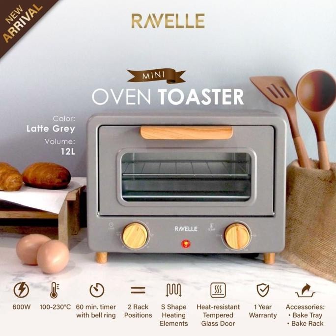 Jual Ravelle Oven Listrik Toaster Mini 12 Liter Korean Mini Oven ...