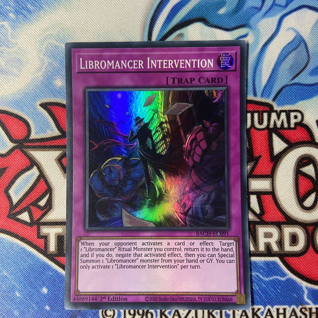 Jual Yugioh Libromancer Intervention Bach Super Rare 1st Original Shopee Indonesia 2504