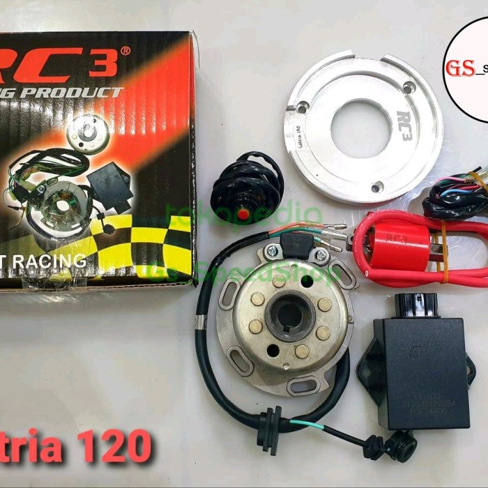 Jual Magnet Pengapian Racing YZ RC3 ORIGINAL Satria 120 2 dua tak 1 Set ...