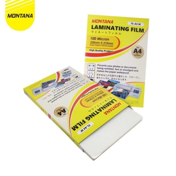 Jual PLASTIK LAMINATING PAPER A4 JOYKO 100 MICRON Shopee Indonesia