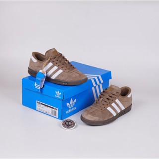 Adidas neo men coffee 2024 brown caflaire suede sneakers