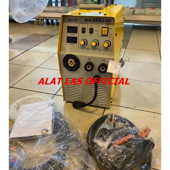 Jual Ready oke] Mesin Las Rilon MIG 200G Trafo Las Listrik Rilon CO2 ...
