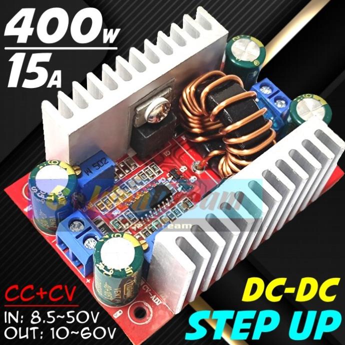 DC-DC Step up Boost Converter 8.5-50V to 10-60V 15A Constant