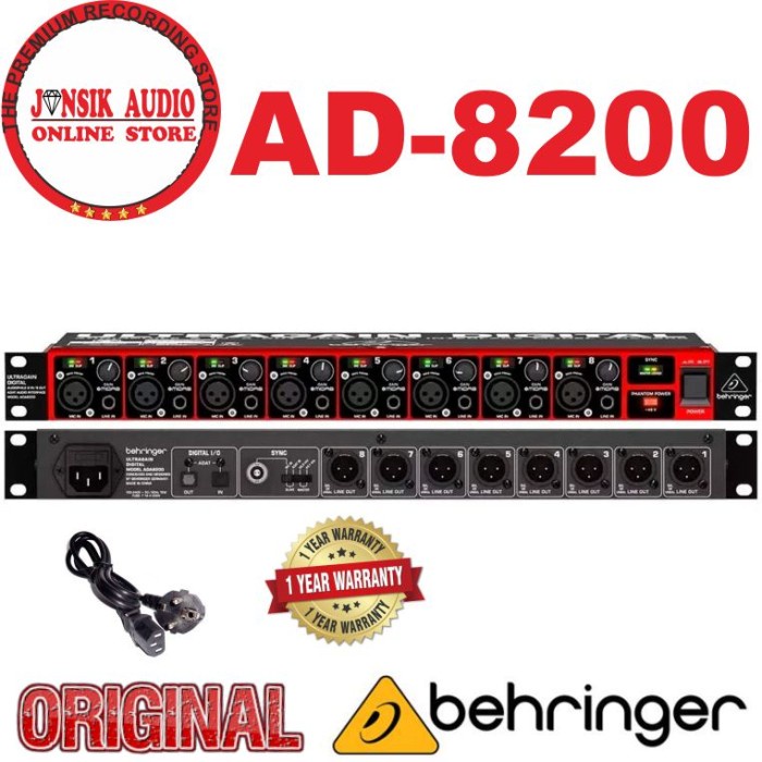 Behringer Ultragain Digital Behringer ADA8200 - 8-Channel