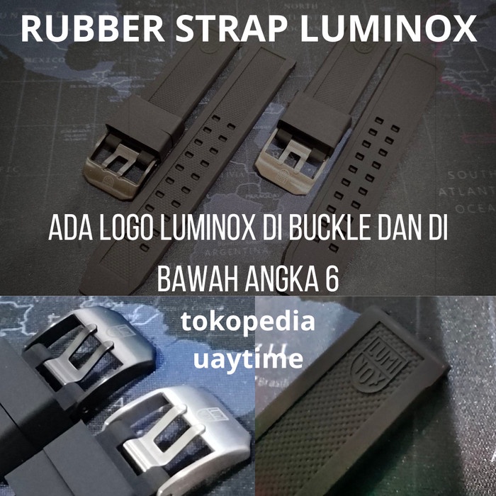 Jual Ready Tali Jam Luminox Rubber Strap Luminox 3050 3080 3150 8800