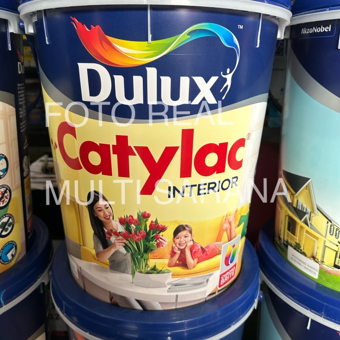 Jual Catylac Dulux Putih Kg Cat Tembok Interior Pail Shopee Indonesia