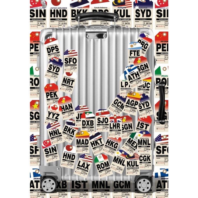 Jual Sticker Boardingpass / Travel Sticker / Sticker Koper Rimowa ...