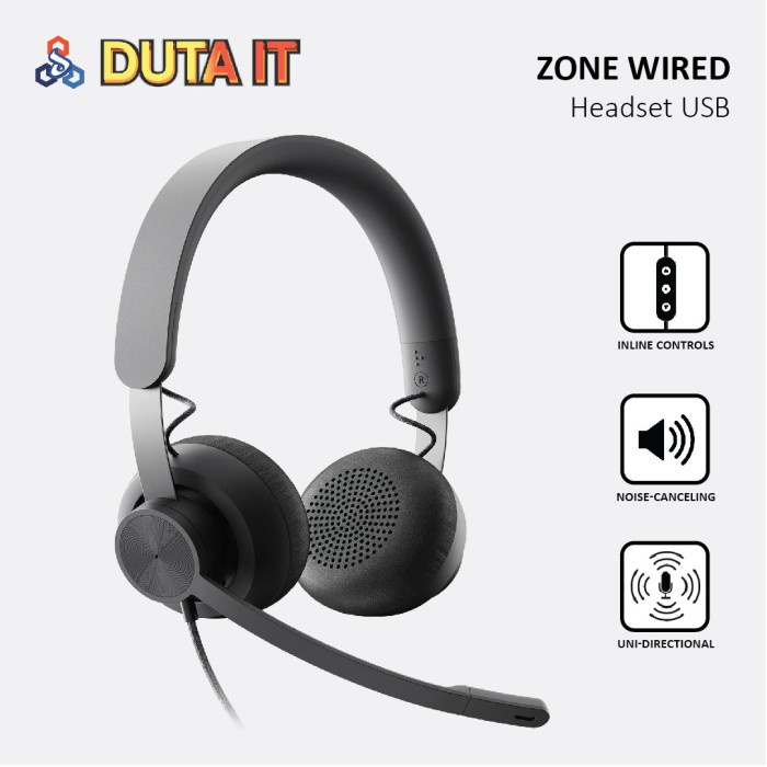 Jual Logitech Headset Zone Wired Shopee Indonesia