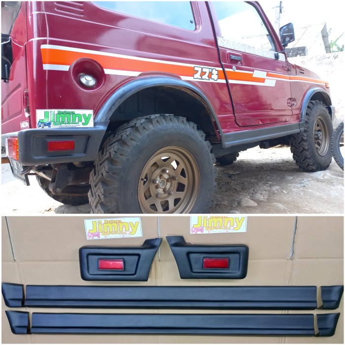 Jual Bemper Bumper List Plang Katana Lis Body Jimny Samurai Fender Ori