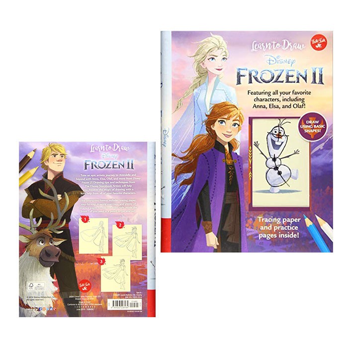 Jual Learn to Draw Disney Frozen 2 Coloring Book Shopee Indonesia