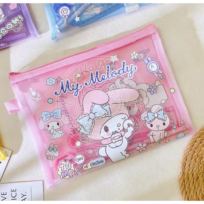 Jual SET TEMPAT PENSIL ALAT TULIS MELODY KUROMI CINNAMOROLL POMPOMPURIN ...