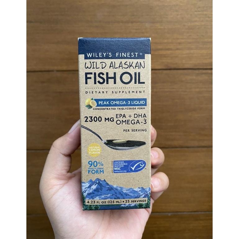 Jual WILEYS FINEST WILD ALASKAN FISH OIL PEAK OMEGA3 LIQUID NATURAL