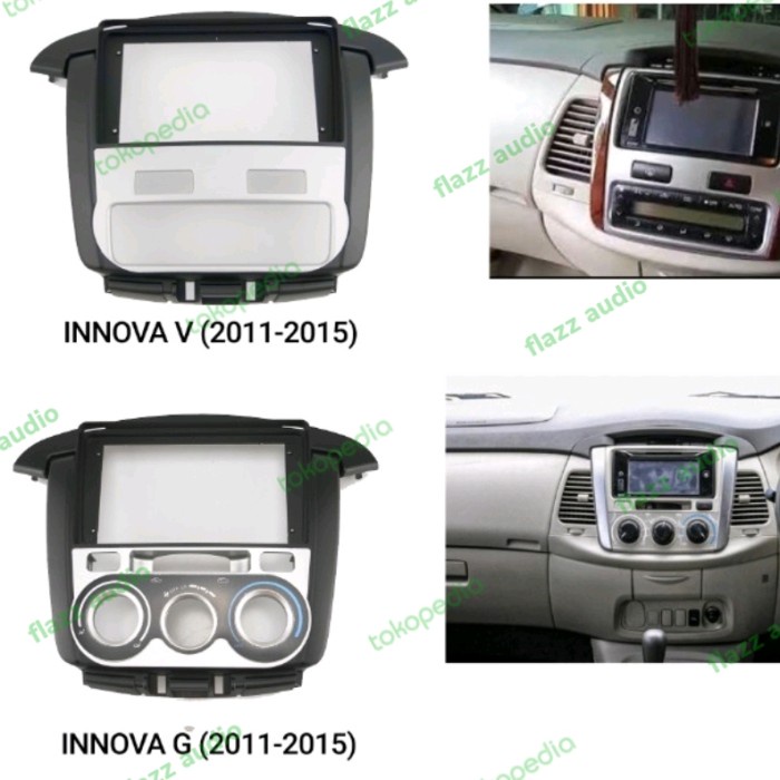 Jual frame list headunit android 9 inch grand innova 2011-2015 | Shopee ...