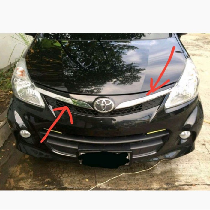 Jual List Grill Chrome Bumper Depan All New Avanza Veloz