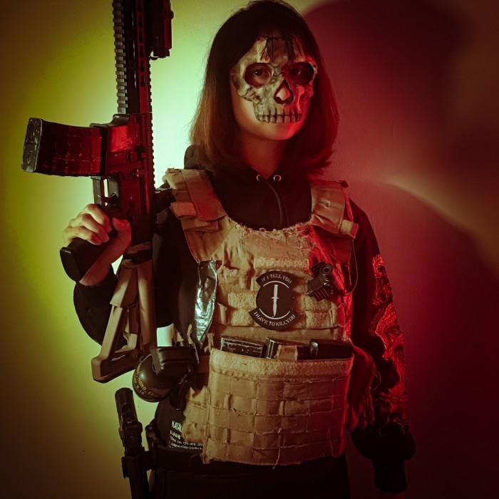 Jual Simon Ghost Riley Mask Call Of Duty Topeng Tengkorak Cosplay ...