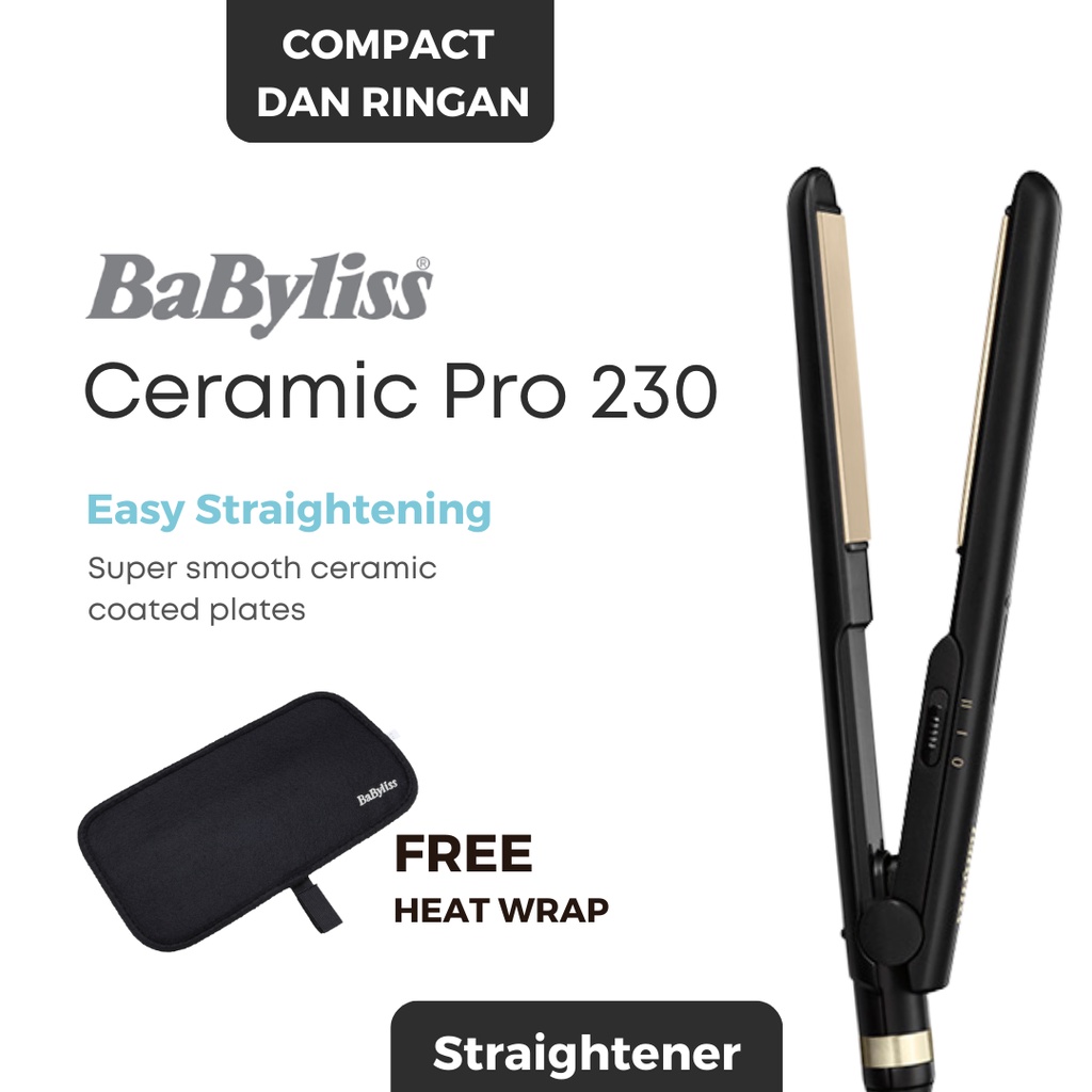 Jual Babyliss Ceramic Straightener Pro 230 2089U Shopee Indonesia