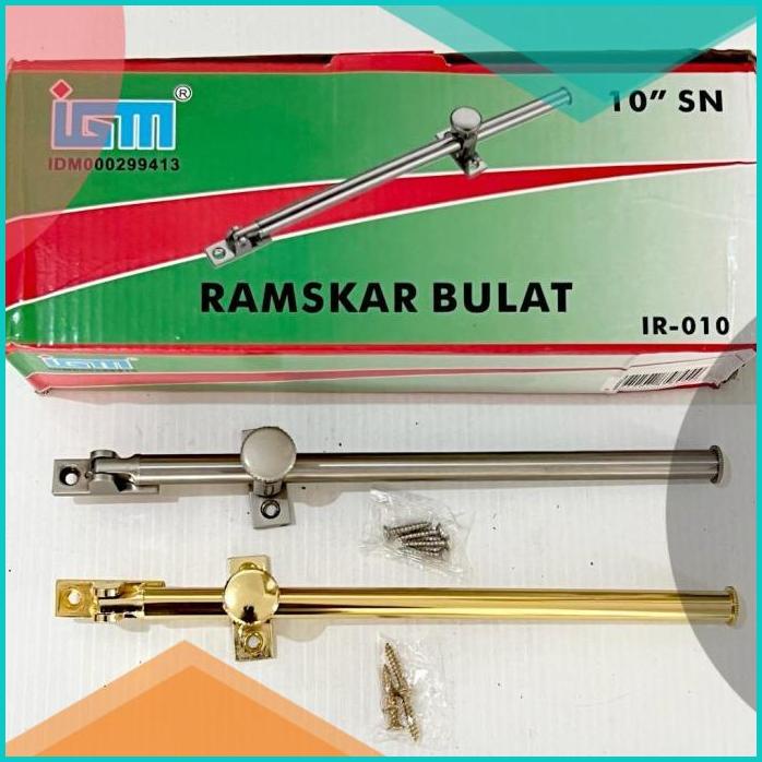 Jual Lamskar Bulat Besi Chrome Penahan Jendela Window Stay IGM 10 Inch ...