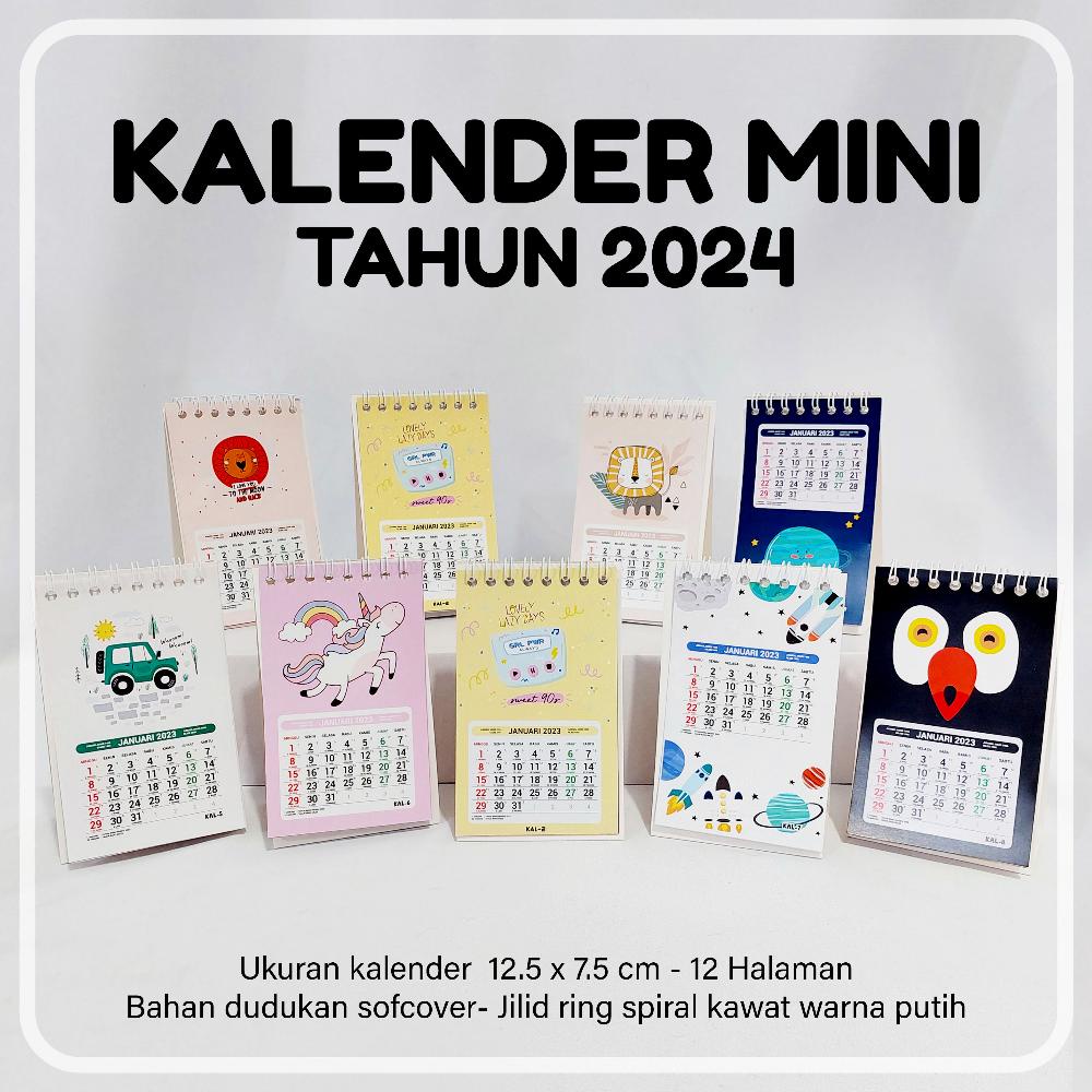 Jual Kalender Meja Mini aesthetic - kalender aesthetic desk calendar