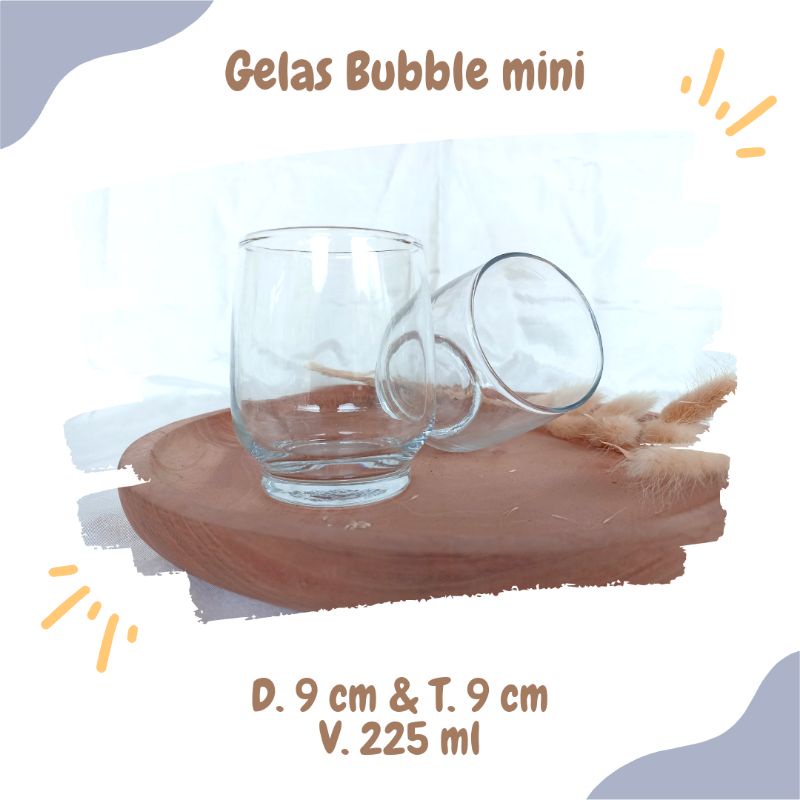 Jual Promo Termurah Gelas Kaca Aesthetic Gelas Korea Estetik Gelas Bubble Ball Gelas Kaca Unik 3520