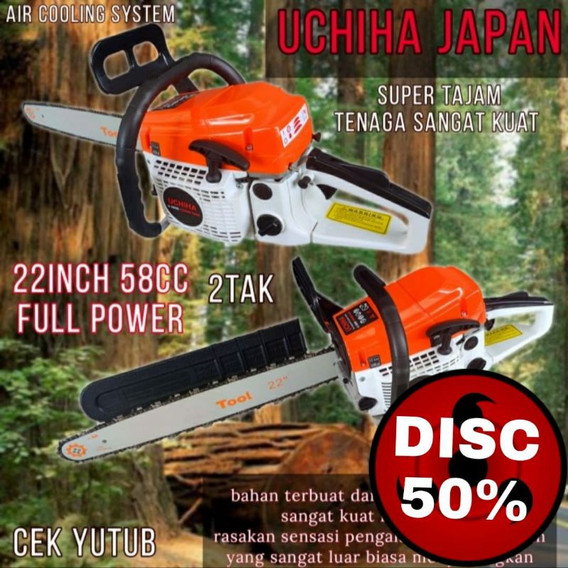 Jual Promo Puncak Chain Saw Chainsaw Senso Mesin Potong Pohon Kayu