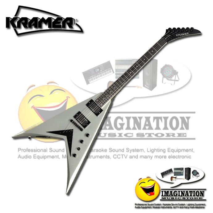 Jual Kramer Dave Mustaine Vanguard Electric Guitar Silver Metallic