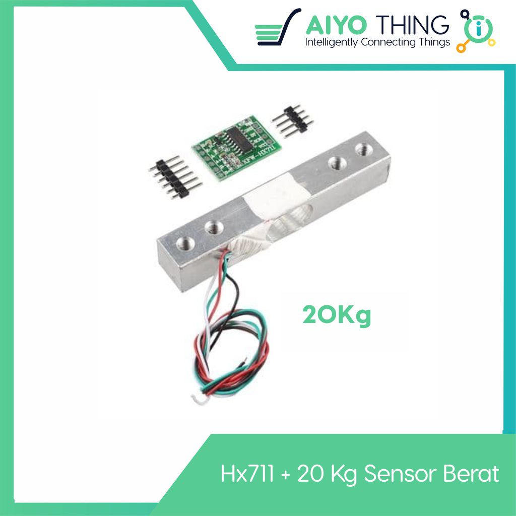Jual HX711 + Loadcell 20 Kg Load Cell Sensor Berat YZC131 Arduino ...