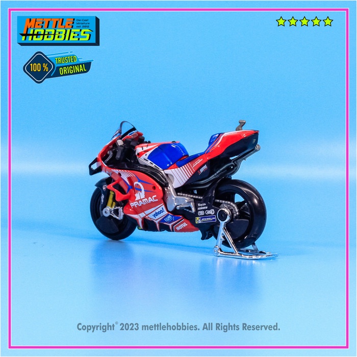 Maquette Moto GP 1/18 Jorge Martin #89 Ducati Pramac 2022 - Maisto, Neuve En Boîte