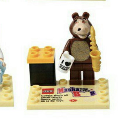 Mainan Masha And The Bear Legos Jual Lego Bricks Marsha And The Bear Shopee  Indonesia