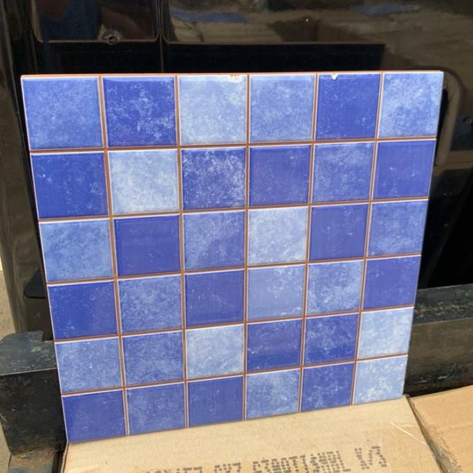 Jual Keramik Kolam Renang 30x30 Atlantic Blue Baru Shopee Indonesia