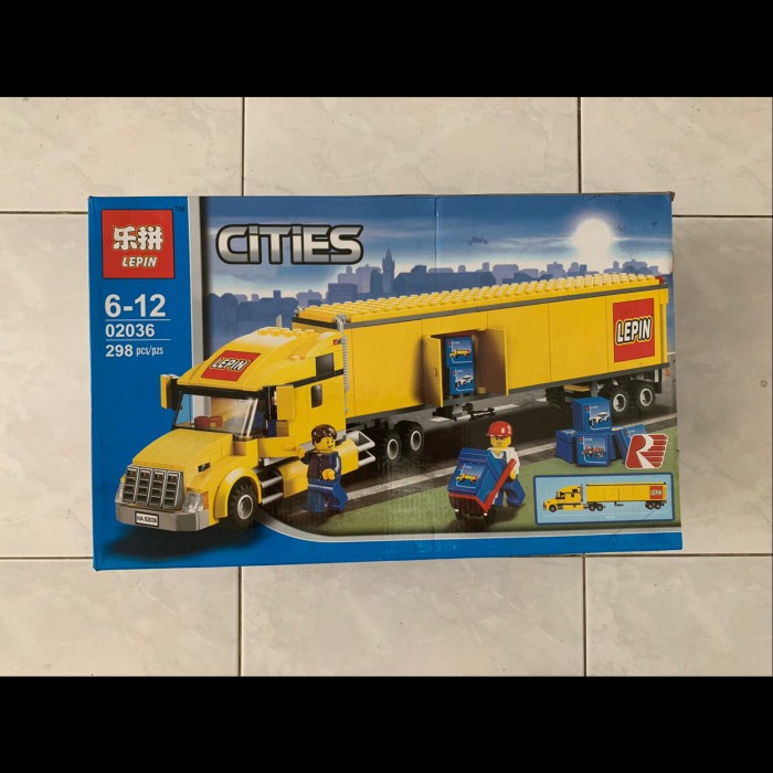 Jual Lego Lepin Cities 02036 Truck Ready | Shopee Indonesia